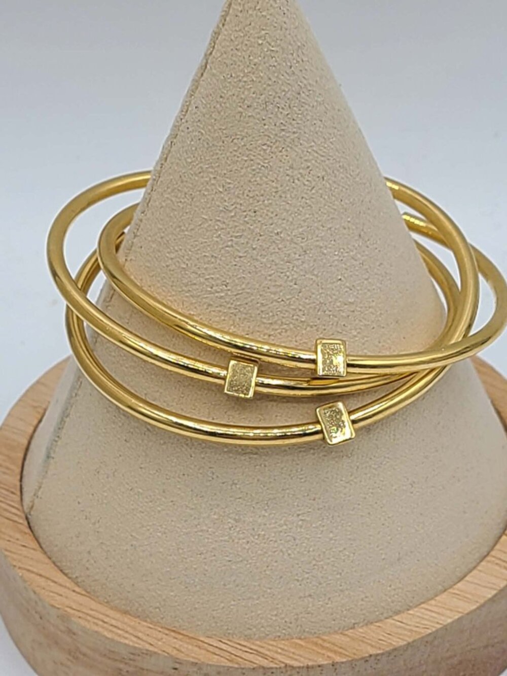 J Crew set of 3 Gold Tone Cuff Bracelets